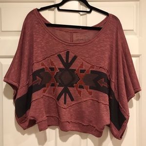 We the free short sleeve sweater top